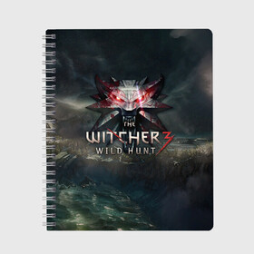 Тетрадь с принтом The Witcher 3 Wild Hunt в городе Новоалтайск, 100% бумага | 48 листов, плотность листов — 60 г/м2, плотность картонной обложки — 250 г/м2. Листы скреплены сбоку удобной пружинной спиралью. Уголки страниц и обложки скругленные. Цвет линий — светло-серый
 | wild hunt | witcher | арбалет | ведьмак 3 | геральт | дикая | магия | охота | сказка | сфера | фэнтези | цири