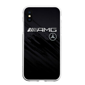 Чехол для iPhone XS Max матовый с принтом Mercedes в городе Новоалтайск, Силикон | Область печати: задняя сторона чехла, без боковых панелей | Тематика изображения на принте: amg | mercedes | авто | автомобиль | иномарка | логотип | машина | мерседес | текстура