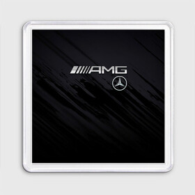 Магнит 55*55 с принтом Mercedes в городе Новоалтайск, Пластик | Размер: 65*65 мм; Размер печати: 55*55 мм | Тематика изображения на принте: amg | mercedes | авто | автомобиль | иномарка | логотип | машина | мерседес | текстура
