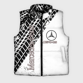 Мужской жилет утепленный 3D с принтом Mercedes в городе Новоалтайск,  |  | amg | mercedes | авто | автомобиль | иномарка | логотип | машина | мерседес | текстура