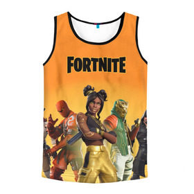 Мужская майка 3D с принтом FORTNITE 8 СЕЗОН в городе Новоалтайск, 100% полиэстер | круглая горловина, приталенный силуэт, длина до линии бедра. Пройма и горловина окантованы тонкой бейкой | Тематика изображения на принте: 8 | battle | fort | fortnite | royale | season | банан | битва | блёстка | гибрид | горгона | искра | королевская | новый | пираты | последний | сезон | форт | фортнайт | форточка