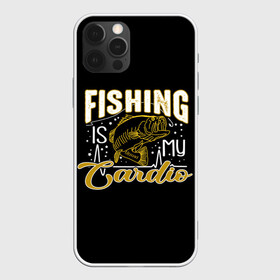 Чехол для iPhone 12 Pro Max с принтом Gone fishing в городе Новоалтайск, Силикон |  | Тематика изображения на принте: cardiogram | de | fish | ishing | predatory | teeth | вода | глубина | графика | звезды | зубы | иллюстрация | кардиограмма | картинка | крючок | леска | логотип | мода | надпись | небо | отдых | река | рисунок | рыба | рыбалка
