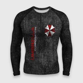 Мужской рашгард 3D с принтом Umbrella corporation в городе Новоалтайск,  |  | biohazard | evil | project alice | r.p.d | resident | амбрелла | вирус g | вирус т | грандж | зомби | зонт | йовович | клэр | леон | милла | обитель зла | умбрелла | элис