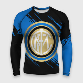 Мужской рашгард 3D с принтом Интер Милан в городе Новоалтайск,  |  | biscione | football club internazionale milano | inter | interista | internazionale | nerazzurri | змеи | интер | интер милан | интериста | интернационале | италия | серия а | форма | футбол | футболист | футбольная | футбольный клуб