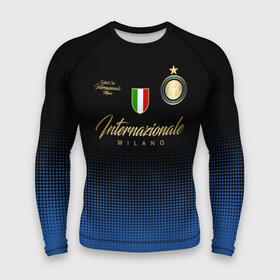 Мужской рашгард 3D с принтом Интер Милан в городе Новоалтайск,  |  | biscione | football club internazionale milano | inter | interista | internazionale | nerazzurri | змеи | интер | интер милан | интериста | интернационале | италия | серия а | форма | футбол | футболист | футбольная | футбольный клуб
