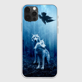 Чехол для iPhone 12 Pro Max с принтом Волки в городе Новоалтайск, Силикон |  | Тематика изображения на принте: hunter | wolf | вой | волк | волчица | дикие | дикий | дремучий | животные | зверь | лес | луна | мгла | новинка | ночь | одинокий волк | одиночка | оскал | охотник | пара волков | седые | серый волк | синяя | стая