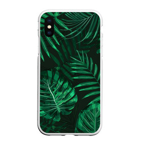 Чехол для iPhone XS Max матовый с принтом Джунгли в городе Новоалтайск, Силикон | Область печати: задняя сторона чехла, без боковых панелей | 23 | 8 | вип | джунгли | дизайн | зеленый | листья | мода | новинка | новый год | подарок | путешествия | стритвир | топ | тренд | тропики