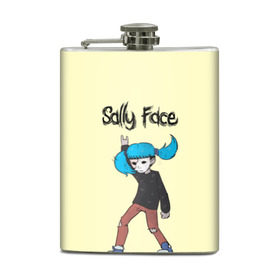 Фляга с принтом Sally Face в городе Новоалтайск, металлический корпус | емкость 0,22 л, размер 125 х 94 мм. Виниловая наклейка запечатывается полностью | Тематика изображения на принте: blue | diane | face | fisher | gizmo | henry | johnson | killer | larry | sally | генри | гизмо | джонсон | диана | ларри | лицо | салли | фейс | фишер