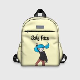 Детский рюкзак 3D с принтом Sally Face в городе Новоалтайск, 100% полиэстер | лямки с регулируемой длиной, сверху петелька, чтобы рюкзак можно было повесить на вешалку. Основное отделение закрывается на молнию, как и внешний карман. Внутри дополнительный карман. По бокам два дополнительных кармашка | blue | diane | face | fisher | gizmo | henry | johnson | killer | larry | sally | генри | гизмо | джонсон | диана | ларри | лицо | салли | фейс | фишер