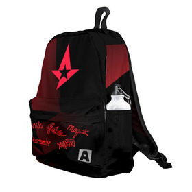 Рюкзак 3D с принтом Astralis - All Stars (2019) в городе Новоалтайск, 100% полиэстер | лямки с регулируемой длиной, сверху петелька, чтобы рюкзак можно было повесить на вешалку. Основное отделение закрывается на молнию, как и внешний карман. Внутри два дополнительных кармана, один из которых закрывается на молнию. По бокам два дополнительных кармашка | 0x000000123 | astralis | csgo | астралис | ксго