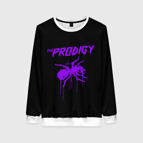 Женский свитшот 3D с принтом The Prodigy в городе Новоалтайск, 100% полиэстер с мягким внутренним слоем | круглый вырез горловины, мягкая резинка на манжетах и поясе, свободная посадка по фигуре | 90 е | the prodigy | кит флинт | музыка | муравей | панк | рок | техно | электро
