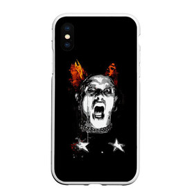 Чехол для iPhone XS Max матовый с принтом The Prodigy в городе Новоалтайск, Силикон | Область печати: задняя сторона чехла, без боковых панелей | 90 е | the prodigy | кит флинт | музыка | панк | рок | техно | электро