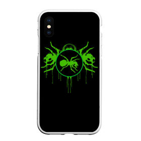 Чехол для iPhone XS Max матовый с принтом The Prodigy в городе Новоалтайск, Силикон | Область печати: задняя сторона чехла, без боковых панелей | 90 е | the prodigy | кит флинт | музыка | муравей | панк | рок | техно | электро