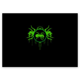 Поздравительная открытка с принтом The Prodigy в городе Новоалтайск, 100% бумага | плотность бумаги 280 г/м2, матовая, на обратной стороне линовка и место для марки
 | 90 е | the prodigy | кит флинт | музыка | муравей | панк | рок | техно | электро