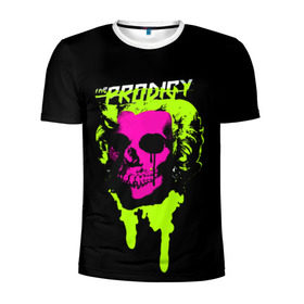 Мужская футболка 3D спортивная с принтом The Prodigy в городе Новоалтайск, 100% полиэстер с улучшенными характеристиками | приталенный силуэт, круглая горловина, широкие плечи, сужается к линии бедра | 90 е | the prodigy | кит флинт | музыка | панк | рок | техно | череп | электро