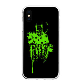 Чехол для iPhone XS Max матовый с принтом The Prodigy в городе Новоалтайск, Силикон | Область печати: задняя сторона чехла, без боковых панелей | 90 е | the prodigy | кит флинт | музыка | панк | рок | техно | электро