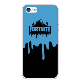 Чехол для iPhone 5/5S матовый с принтом FORTNITE - Black&Blue в городе Новоалтайск, Силикон | Область печати: задняя сторона чехла, без боковых панелей | battlefield | counter strike | cs | cs go | csgo | dota | dota2 | exodus | fortnite | gta | kombat | metro | mortal | moscow | off white | place | pubg | supreme | trasher | vans | метро | москва