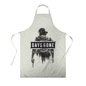 Фартук 3D с принтом Days Gone Poster в городе Новоалтайск, 100% полиэстер | общий размер — 65 х 85 см, ширина нагрудника — 26 см, горловина — 53 см, длина завязок — 54 см, общий обхват в поясе — 173 см. Принт на завязках и на горловине наносится с двух сторон, на основной части фартука — только с внешней стороны | 2019 | days gone | game | poster | ps4 | zombie | жизнь после | зомби | игра