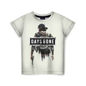 Детская футболка 3D с принтом Days Gone Poster в городе Новоалтайск, 100% гипоаллергенный полиэфир | прямой крой, круглый вырез горловины, длина до линии бедер, чуть спущенное плечо, ткань немного тянется | 2019 | days gone | game | poster | ps4 | zombie | жизнь после | зомби | игра