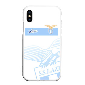 Чехол для iPhone XS Max матовый с принтом Лацио в городе Новоалтайск, Силикон | Область печати: задняя сторона чехла, без боковых панелей | aquile | biancocelesti | societa sportiva lazio | ss lazio | бело голубые | италия | лацио | орлы | рим | серия а | форма | футбол | футболист | футбольная | футбольный клуб
