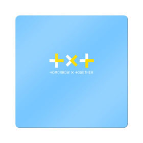 Магнит виниловый Квадрат с принтом TOMORROW X TOGETHER / TXT в городе Новоалтайск, полимерный материал с магнитным слоем | размер 9*9 см, закругленные углы | bts | k pop | kpop | tomorrow x together | txt | бтс | к поп | кей поп | корейский поп | кпоп | поп | тикст | томмороу их тогезер