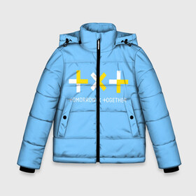 Зимняя куртка для мальчиков 3D с принтом TOMORROW X TOGETHER TXT в городе Новоалтайск, ткань верха — 100% полиэстер; подклад — 100% полиэстер, утеплитель — 100% полиэстер | длина ниже бедра, удлиненная спинка, воротник стойка и отстегивающийся капюшон. Есть боковые карманы с листочкой на кнопках, утяжки по низу изделия и внутренний карман на молнии. 

Предусмотрены светоотражающий принт на спинке, радужный светоотражающий элемент на пуллере молнии и на резинке для утяжки | Тематика изображения на принте: bts | k pop | kpop | tomorrow x together | txt | бтс | к поп | кей поп | корейский поп | кпоп | поп | тикст | томмороу их тогезер