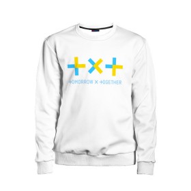 Детский свитшот 3D с принтом TOMORROW X TOGETHER / TXT в городе Новоалтайск, 100% полиэстер | свободная посадка, прямой крой, мягкая тканевая резинка на рукавах и понизу свитшота | Тематика изображения на принте: bighit | blackpink | bts | girls’ generation | got7 | k pop | kpop | super junior | tomorrow x together | txt | к поп | кейпоп | корейская группа | корейская музыка