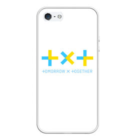 Чехол для iPhone 5/5S матовый с принтом TOMORROW X TOGETHER TXT в городе Новоалтайск, Силикон | Область печати: задняя сторона чехла, без боковых панелей | Тематика изображения на принте: bighit | blackpink | bts | girls’ generation | got7 | k pop | kpop | super junior | tomorrow x together | txt | к поп | кейпоп | корейская группа | корейская музыка