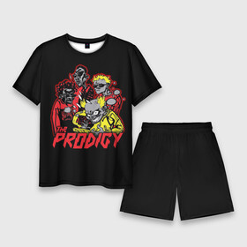 Мужской костюм с шортами 3D с принтом The Prodigy в городе Новоалтайск,  |  | prodigy | the | бигбит | брейкбит | дарование | кит флинт | максим реалити | продиджи | синтипанк | техно | чудо