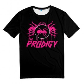 Мужская футболка 3D с принтом The Prodigy в городе Новоалтайск, 100% полиэфир | прямой крой, круглый вырез горловины, длина до линии бедер | prodigy | the | бигбит | брейкбит | дарование | кит флинт | максим реалити | продиджи | синтипанк | техно | чудо