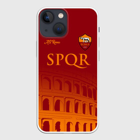 Чехол для iPhone 13 mini с принтом Рома в городе Новоалтайск,  |  | as roma | giallorossi | lupi | roma | romanista | волки | жёлто красные | италия | рома | серия а | форма | футбол | футболист | футбольная | футбольный клуб