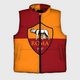 Мужской жилет утепленный 3D с принтом Рома в городе Новоалтайск,  |  | as roma | giallorossi | lupi | roma | romanista | волки | жёлто красные | италия | рома | серия а | форма | футбол | футболист | футбольная | футбольный клуб