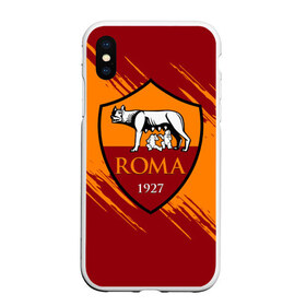 Чехол для iPhone XS Max матовый с принтом Рома в городе Новоалтайск, Силикон | Область печати: задняя сторона чехла, без боковых панелей | as roma | giallorossi | lupi | roma | romanista | волки | жёлто красные | италия | рома | серия а | форма | футбол | футболист | футбольная | футбольный клуб