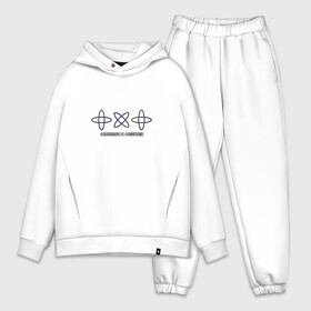 Мужской костюм хлопок OVERSIZE с принтом TOMORROW X TOGETHER в городе Новоалтайск,  |  | beomgyu | huening | kai | soobin | taehyun | together | tomorrow | tumoroubaitugedeo | txt | x | yeonjun | бомгю | вместе | ёнджун | завтра | субин | ти бай ти | тэхён | хюнинкай | чхве