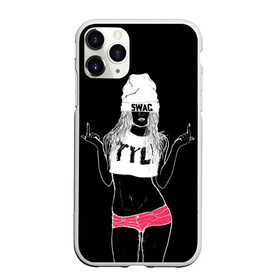 Чехол для iPhone 11 Pro матовый с принтом Swag в городе Новоалтайск, Силикон |  | authori | cool | girl | авторитет | буквы | графика | девушка | живот | иллюстрация | картинка | красивая | крутая | мода | надпись | ноги | палец | показывает | рисунок | розовые | средний | стиль | текст | топик