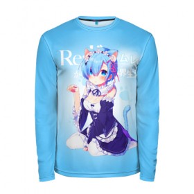 Мужской лонгслив 3D с принтом Re:Zero. Рем в городе Новоалтайск, 100% полиэстер | длинные рукава, круглый вырез горловины, полуприлегающий силуэт | Тематика изображения на принте: re zero | re:zero. жизнь с нуля в альтернативном мире | re:zero. жизнь с нуля в другом мире | rezero | аниме | манга | рем | рем и рам | эмилия