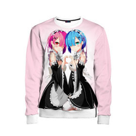 Детский свитшот 3D с принтом Re:Zero. Рем и Рам в городе Новоалтайск, 100% полиэстер | свободная посадка, прямой крой, мягкая тканевая резинка на рукавах и понизу свитшота | re zero | re:zero. жизнь с нуля в альтернативном мире | re:zero. жизнь с нуля в другом мире | rezero | аниме | манга | рем | рем и рам | эмилия