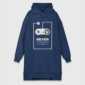 Платье-худи хлопок с принтом Never Forget в городе Новоалтайск,  |  | 1990 | dendy | forget | game | never | nintendo | sega | денди | джойстик | игра | нинтэндо | приставка | сега