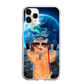Чехол для iPhone 11 Pro матовый с принтом Кот на луне в городе Новоалтайск, Силикон |  | cat | астрономия | в космосе | в наушниках | в очках | грозовой кошак | животные | звезды | земля | илон маск | космическая | космонавт | космос | кот | котейка | котики | луна | луноход | на фоне земли