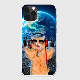 Чехол для iPhone 12 Pro Max с принтом Кот на луне в городе Новоалтайск, Силикон |  | cat | астрономия | в космосе | в наушниках | в очках | грозовой кошак | животные | звезды | земля | илон маск | космическая | космонавт | космос | кот | котейка | котики | луна | луноход | на фоне земли