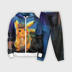 Детский костюм 3D с принтом Detective Pikachu в городе Новоалтайск,  |  | detective pikachu | pikachu | pokemon | детектив пикачу | пика | покемон