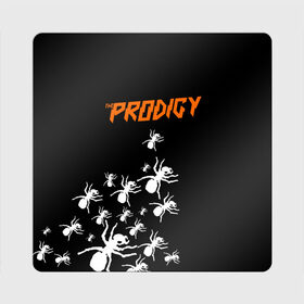 Магнит виниловый Квадрат с принтом The Prodigy в городе Новоалтайск, полимерный материал с магнитным слоем | размер 9*9 см, закругленные углы | Тематика изображения на принте: flint | keith | kit | prodigy | кит | продиджи | продижи | протиджи | флинт