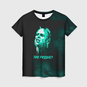 Женская футболка 3D с принтом Prodigy в городе Новоалтайск, 100% полиэфир ( синтетическое хлопкоподобное полотно) | прямой крой, круглый вырез горловины, длина до линии бедер | prodigy | the prodigy | альтернативный | брейкбит | группа | дарование | дэнс | кит флинт | лиам хоулетт | продеджи | продиджи | рок | техно | хип хоп | чудо | электроник | электропанк