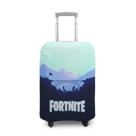 Чехол для чемодана 3D с принтом Fortnite в городе Новоалтайск, 86% полиэфир, 14% спандекс | двустороннее нанесение принта, прорези для ручек и колес | battle royale | fortnite | fortnite battle royale | futuresynth | game | outrun | retrowave | synth | synthwave | игры | ретровейв | синтвейв | фортнайт
