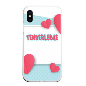 Чехол для iPhone XS Max матовый с принтом Tenderlybae в городе Новоалтайск, Силикон | Область печати: задняя сторона чехла, без боковых панелей | tenderlybae | twitch | амина | бэйби | в маске | малышка | мирзоева | мэйби | нежная | стримерша | тендерлибае | тендерлибэй
