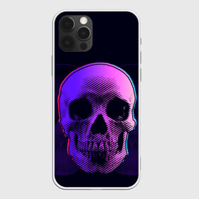 Чехол для iPhone 12 Pro Max с принтом Токсичный череп в городе Новоалтайск, Силикон |  | 3d | 3д | голограмма | иллюзия | кости | розовый | синий | скелет | ультра | фиолетовый | череп | черный