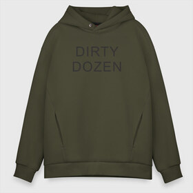 Мужское худи Oversize хлопок с принтом DIRTY DOZEN (The Prodigy) в городе Новоалтайск, френч-терри — 70% хлопок, 30% полиэстер. Мягкий теплый начес внутри —100% хлопок | боковые карманы, эластичные манжеты и нижняя кромка, капюшон на магнитной кнопке | Тематика изображения на принте: dirty dozen | keith flint | the prodigy | кинт флинт | клубная музыка | продиджи
