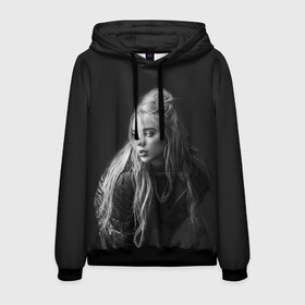 Мужская толстовка 3D с принтом BILLIE EILISH в городе Новоалтайск, 100% полиэстер | двухслойный капюшон со шнурком для регулировки, мягкие манжеты на рукавах и по низу толстовки, спереди карман-кенгуру с мягким внутренним слоем. | bilie | billi | billie | eilish | eillish | elish | ellish | eyes | ocean | pop music | айлиш | алиш | били | билли | музыка | певица | поп | эйлиш | элиш