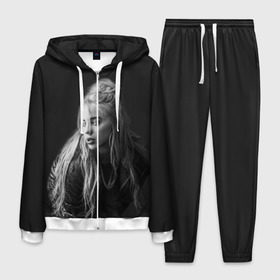 Мужской костюм 3D с принтом BILLIE EILISH в городе Новоалтайск, 100% полиэстер | Манжеты и пояс оформлены тканевой резинкой, двухслойный капюшон со шнурком для регулировки, карманы спереди | bilie | billi | billie | eilish | eillish | elish | ellish | eyes | ocean | pop music | айлиш | алиш | били | билли | музыка | певица | поп | эйлиш | элиш
