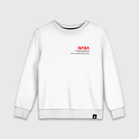 Детский свитшот хлопок с принтом NASA (staff uniform) в городе Новоалтайск, 100% хлопок | круглый вырез горловины, эластичные манжеты, пояс и воротник | administration | aeronautics | apollo | gemini | national | skylab | space | аполлон | исследование | космическое | космос | наса | полёты | пространство | ракеты | союз | униформа